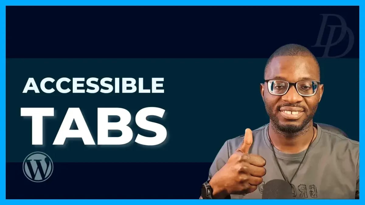Recipe for an accessible tab pattern — Daveden