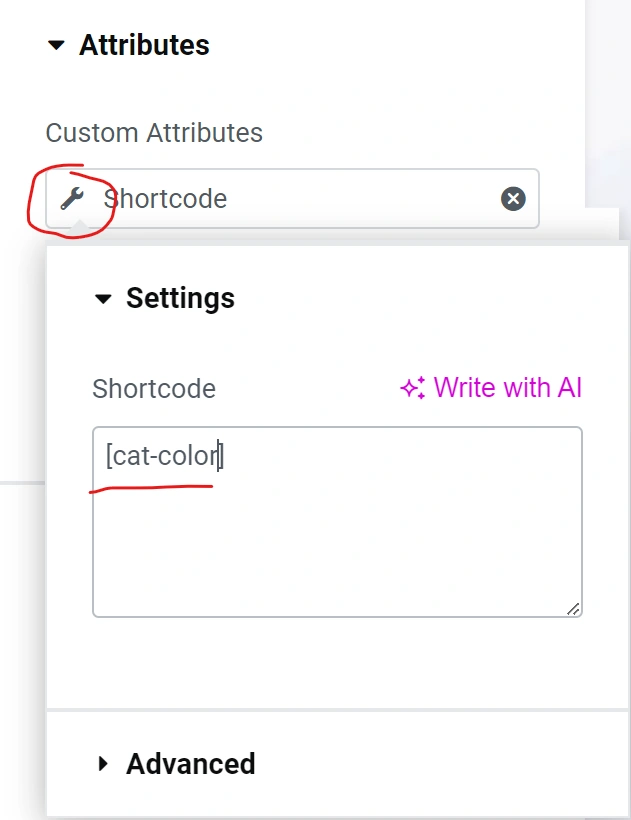 Add the shortcode