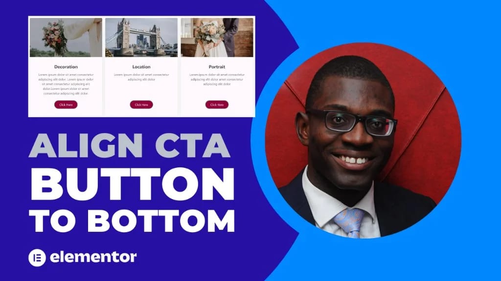 Align button to bottom in Elementor CTA widget — Daveden