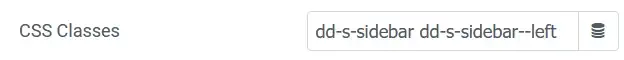Add block and modifier class for sidebar icon list