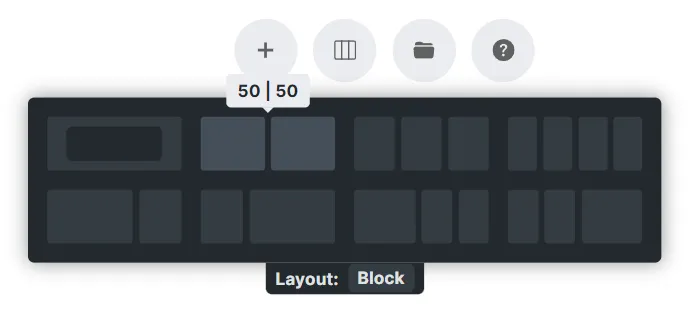 bricks two-column container layout